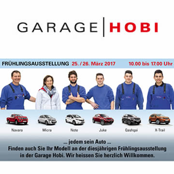 Frühlingsausstellung Garage Hobi Sargans
