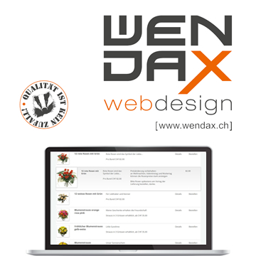 wendax Webdesign entwickelt eigenen Online-Shop